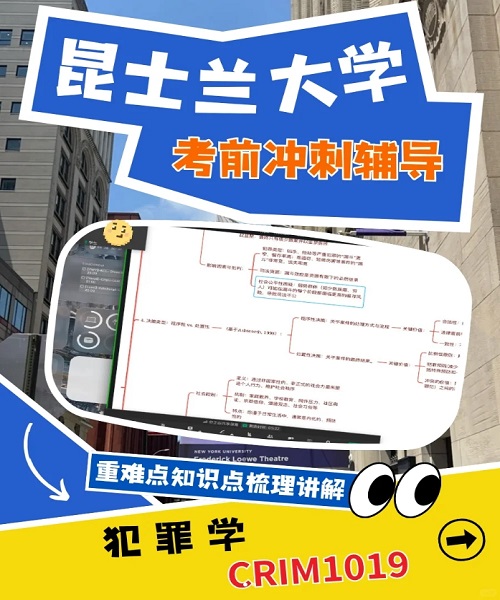 昆士蘭大學(xué)CRIM1019考前梳理講解.png